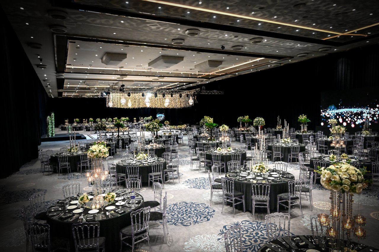 Gala gecesi salon düzeni